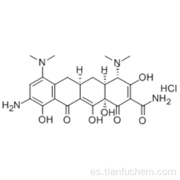 Hidrocloruro de 9-amino-minociclina CAS 149934-21-4